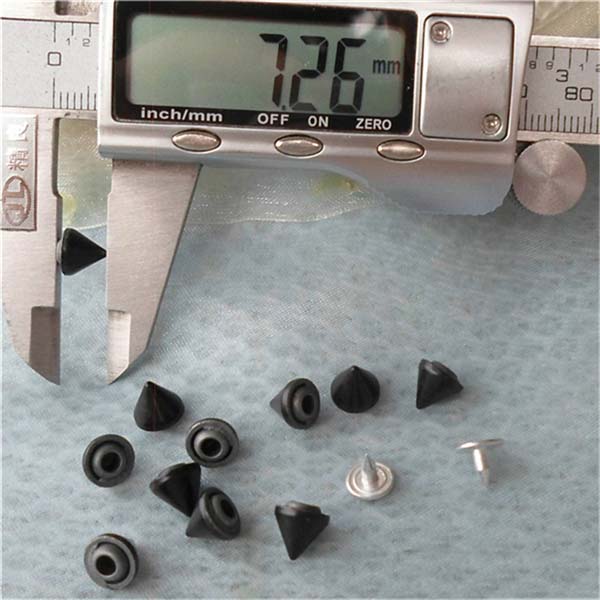 K003 Cone Alloy Rivets 7x7mm 100pcs/bag