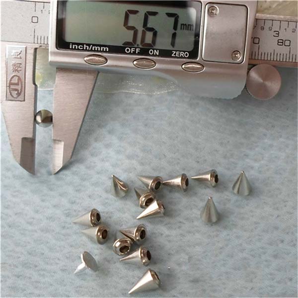 K004 Cone Alloy Rivets 5.5x8.5mm 100pcs/bag