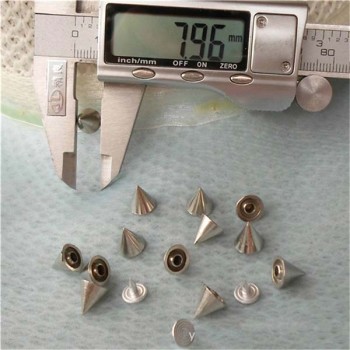 K006 Cone Alloy Rivets 8x8mm 100pcs/bag