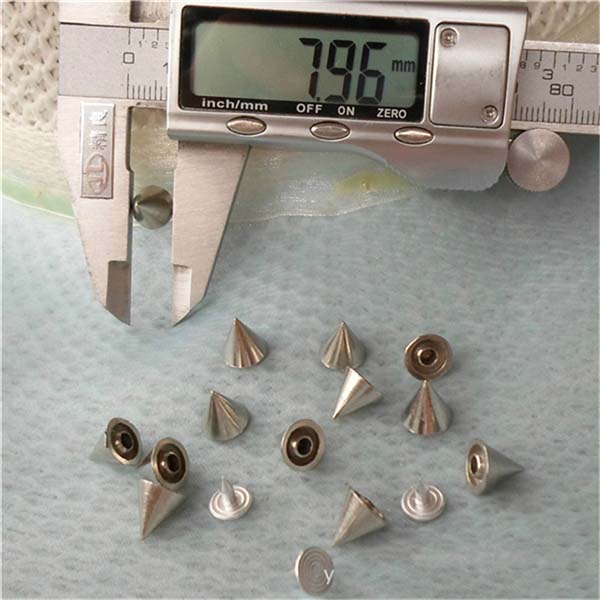K006 Cone Alloy Rivets 8x8mm 100pcs/bag
