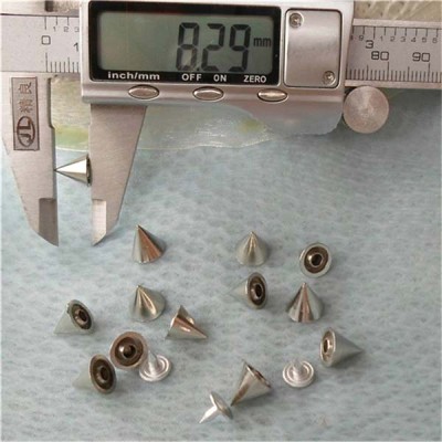 K006 Cone Alloy Rivets 8x8mm 100pcs/bag