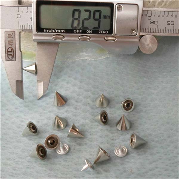 K006 Cone Alloy Rivets 8x8mm 100pcs/bag