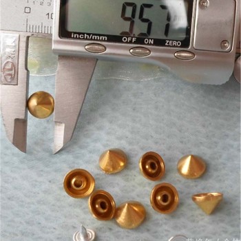 K007 Cone Alloy Rivets 9.5x6mm 100pcs/bag