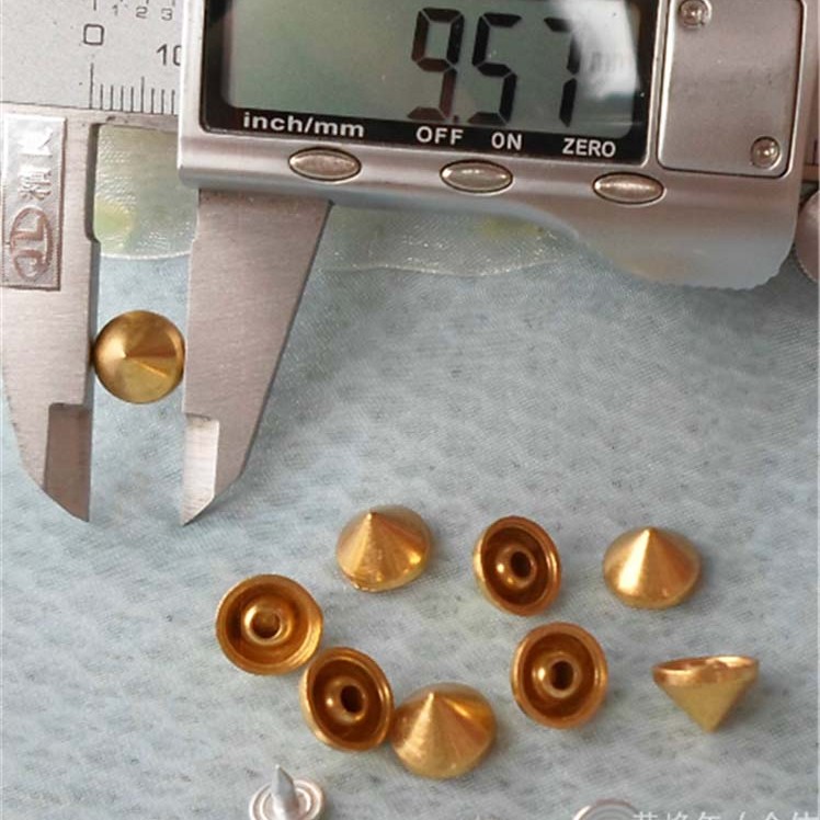 K007 Cone Alloy Rivets 9.5x6mm 100pcs/bag