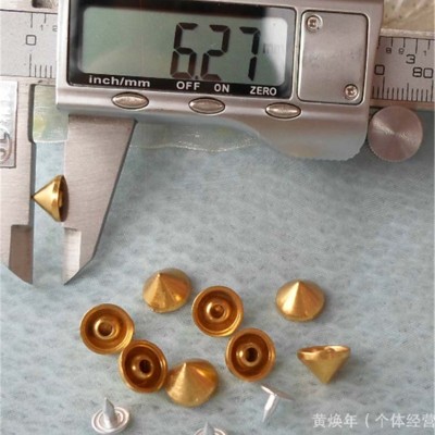 K007 Cone Alloy Rivets 9.5x6mm 100pcs/bag