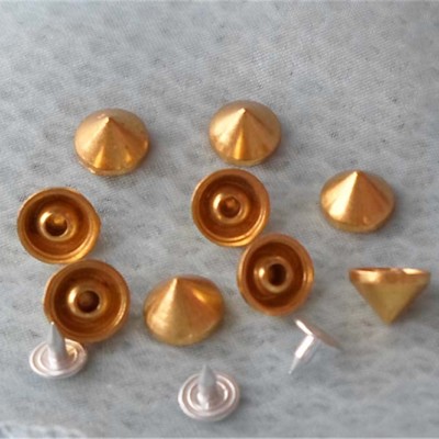 K007 Cone Alloy Rivets 9.5x6mm 100pcs/bag