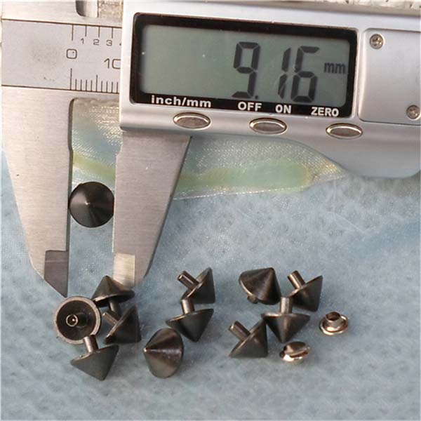K008 Cone Alloy Rivets 9x8.5mm 100pcs/bag