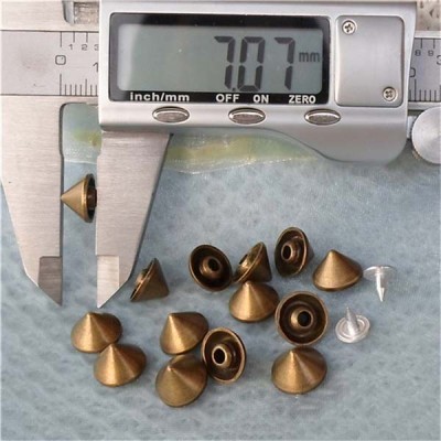 K010 Cone Alloy Rivets 10x7mm 100pcs/bag