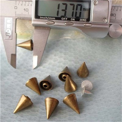 K013 Cone Alloy Rivets 10x14mm 100pcs/bag
