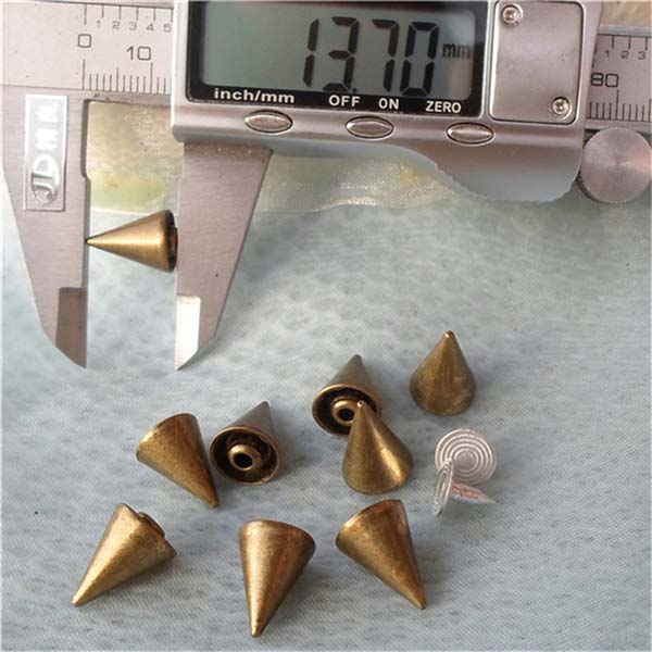 K013 Cone Alloy Rivets 10x14mm 100pcs/bag