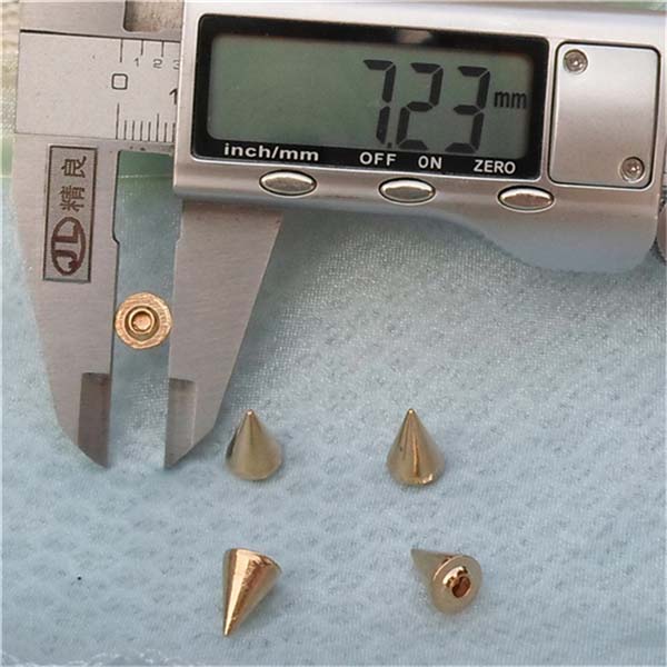 K014 Cone Alloy Rivets 7x10mm 100pcs/bag