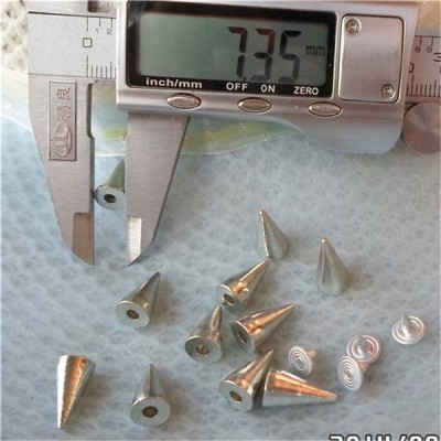 K015 Silver Cone Rivets 7x13mm 100pcs/bag