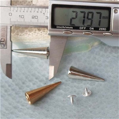 K016 Alloy Large Cone Rivets 10x28mm 100pcs/bag