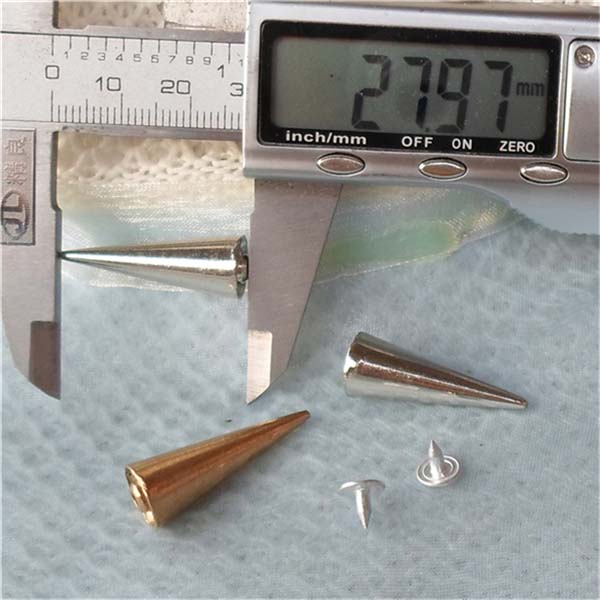 K016 Alloy Large Cone Rivets 10x28mm 100pcs/bag