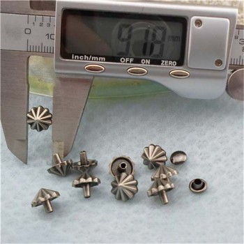 XK194 Cone Rivets For Clothing 9x8.5mm 100pcs/bag