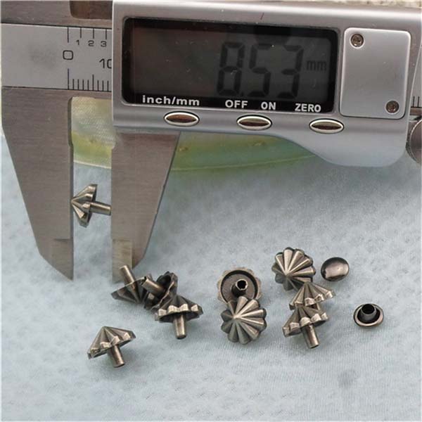XK194 Cone Rivets For Clothing 9x8.5mm 100pcs/bag