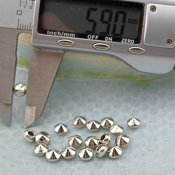K264 Cone Metal Rivets 6x4mm 1000pcs/bag