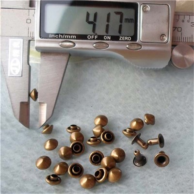 T019 Cone Rivets( iron/brass) 6x4mm 1000pcs/bag