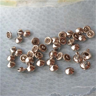 T020 Cone Rivets( iron/brass) 7x4mm 1000pcs/bag