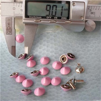 T021 Cone Rivets( iron/brass) 9x5mm 1000pcs/bag