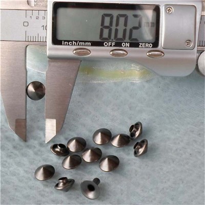 T030 Brass Cone Rivets( iron/brass) 8x5mm 1000pcs/bag