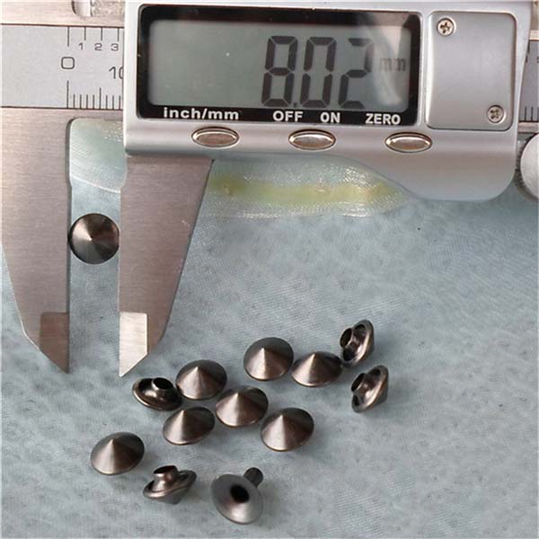 T030 Brass Cone Rivets( iron/brass) 8x5mm 1000pcs/bag