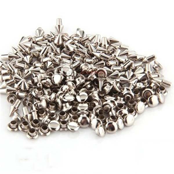X010 Cone Alloy Rivets 4x5mm 100pcs/bag