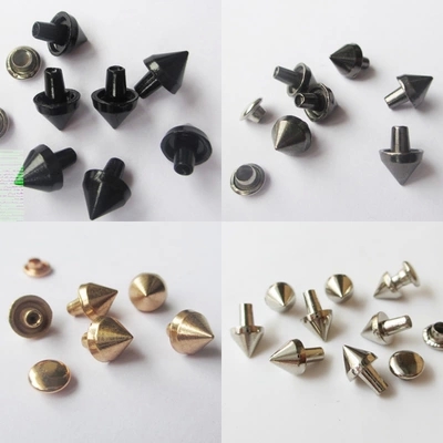 X011 Cone Alloy Rivets 7x6mm 100pcs/bag