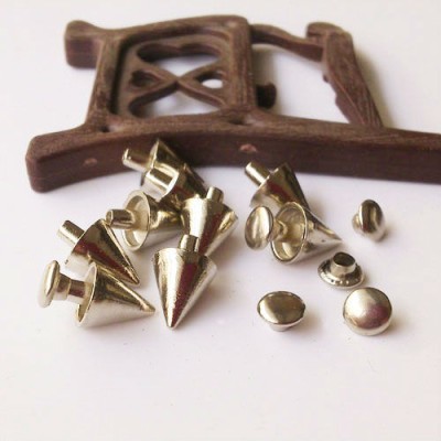 X014 British Cone Rivets 8x9mm 100pcs/bag