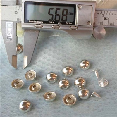 K184 Dome Alloy Rivets 10x6mm 1000pcs/bag