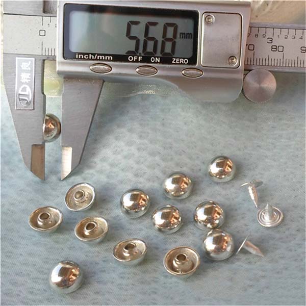 K184 Dome Alloy Rivets 10x6mm 1000pcs/bag