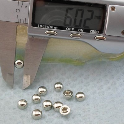 K263 Dome Alloy Rivets 6x4mm 1000pcs/bag