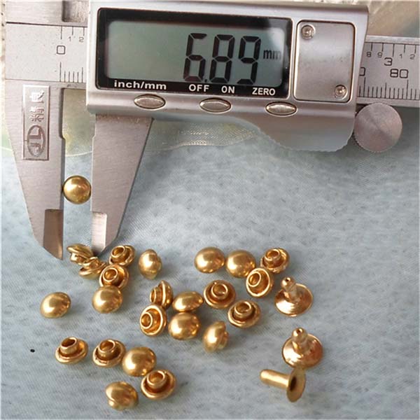T013 Dome Rivets(iron/brass) 7x5mm 1000pcs/bag