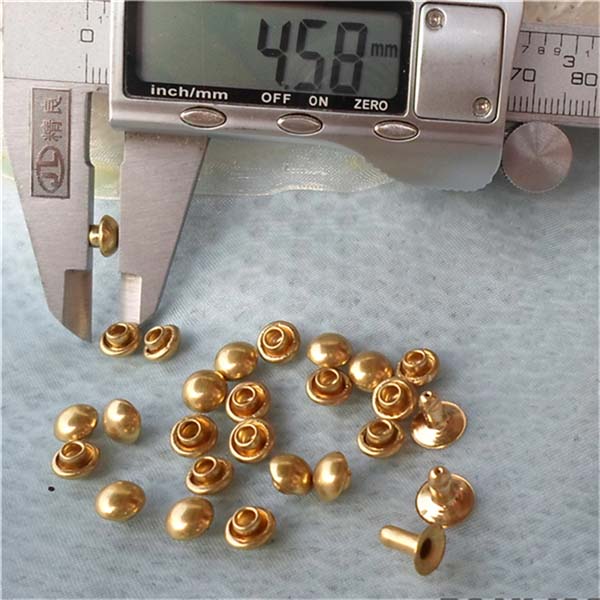 T013 Dome Rivets(iron/brass) 7x5mm 1000pcs/bag