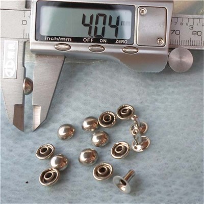 T014 Dome Rivets(iron/brass) 8x4mm 1000pcs/bag
