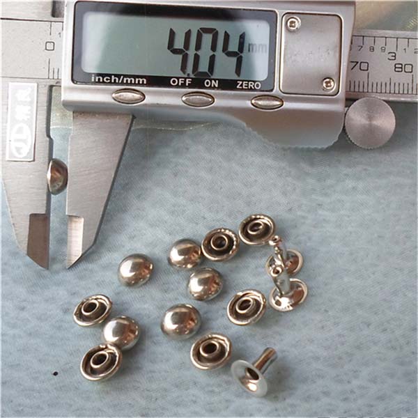 T014 Dome Rivets(iron/brass) 8x4mm 1000pcs/bag