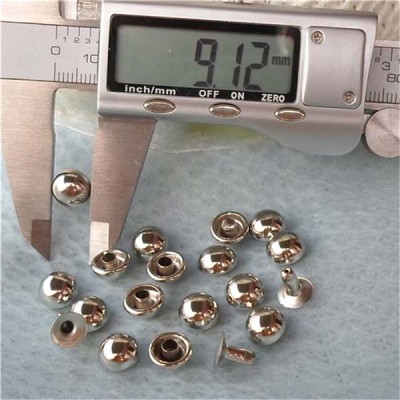 T015 Dome Rivets(iron/brass) 9x5.5mm 1000pcs/bag