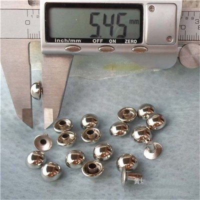 T015 Dome Rivets(iron/brass) 9x5.5mm 1000pcs/bag