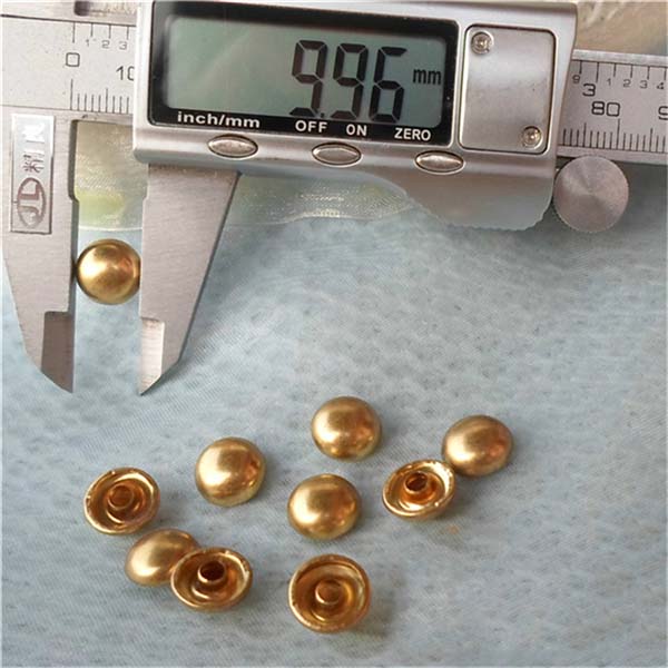 T016 Dome Rivets(iron/brass) 10x5mm 1000pcs/bag