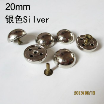 X2010 Dome Rivets(iron/brass) 20x10mm 100pcs/bag
