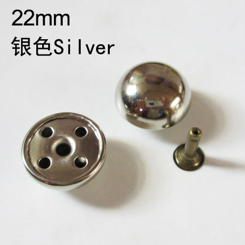 X2210 Dome Rivets(iron/brass) 22x10mm 100pcs