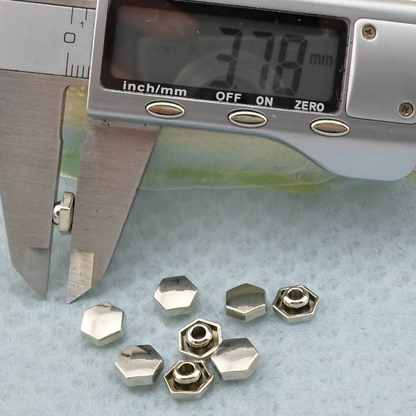 K262 Flat Alloy Rivets 8.5x4mm  1000pcs/bag