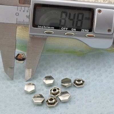 K262 Flat Alloy Rivets 8.5x4mm  1000pcs/bag