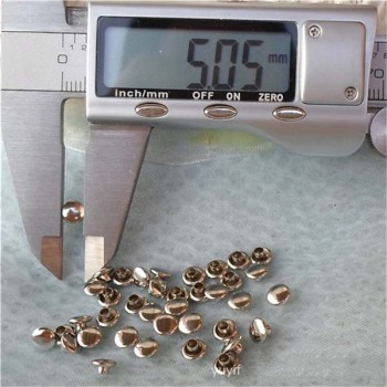 T026 Flat Rivets Copper(iron/brass) 5mm 1000pcs/bag