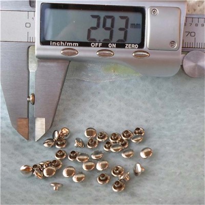 T026 Flat Rivets Copper(iron/brass) 5mm 1000pcs/bag