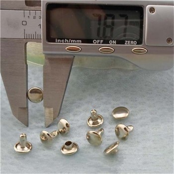 T029 Custom Flat Rivets(iron/brass) 8mm 1000pcs/bag