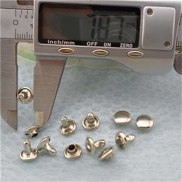 T029 Custom Flat Rivets(iron/brass) 8mm 1000pcs/bag