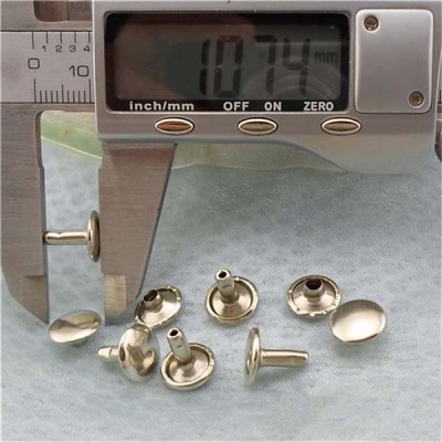 T032 Flat Rivets(iron/brass) 10mm 1000pcs/bag