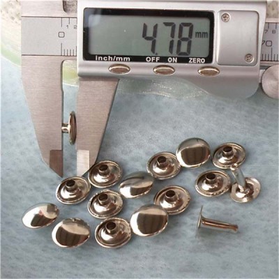 T1205 Flat Rivets(iron/brass) 12mm 1000pcs/bag