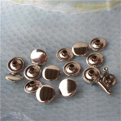 T1205 Flat Rivets(iron/brass) 12mm 1000pcs/bag